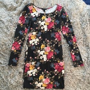 Forever 21 Floral Bodycon Dress